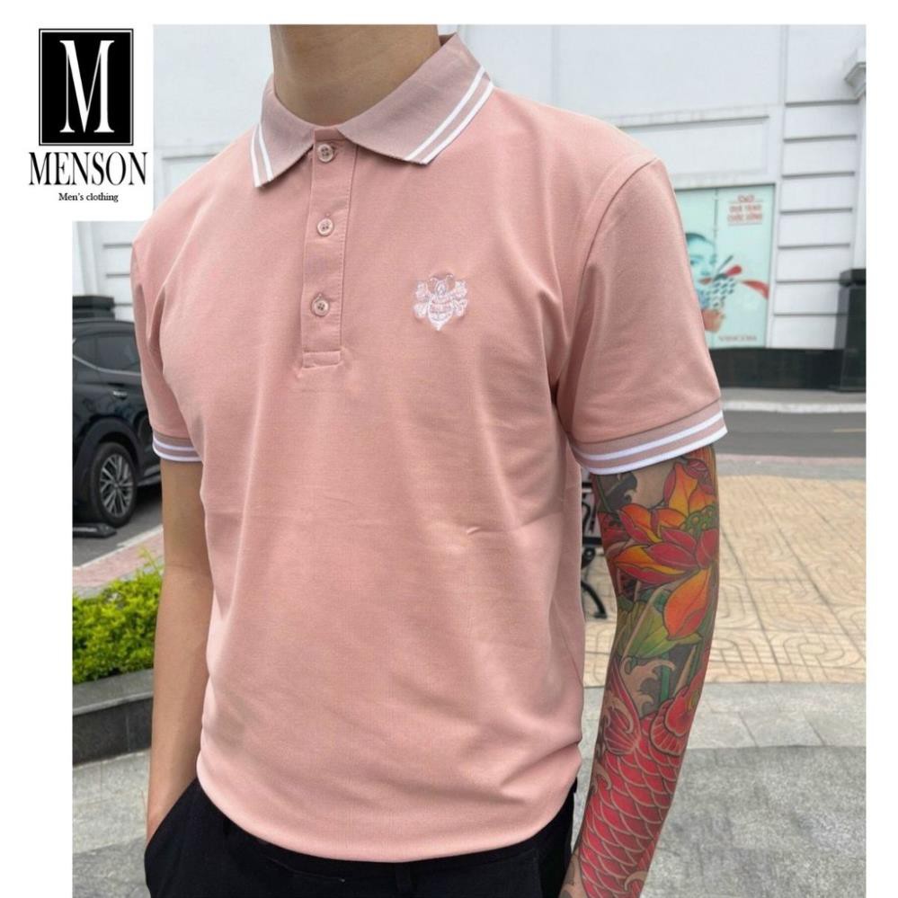 ⭐️HÀNG HIỆU⭐️Áo phông nam có cổ mùa hè chất mát - Áo polo nam cotton xuất xịn, co giãn ôm body MENSON M-6009 !