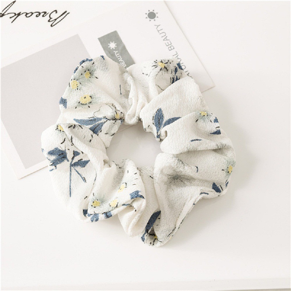 Flower Girls Stretchy Scrunchie Ponytail Holder Hair Rope