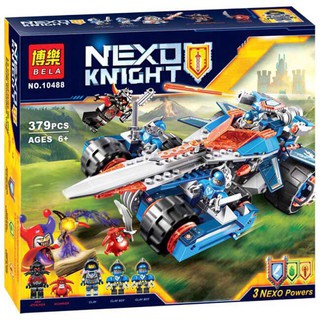 Lắp ráp nexo Knights Phi cơ kiếm của Clay - lepin 14012