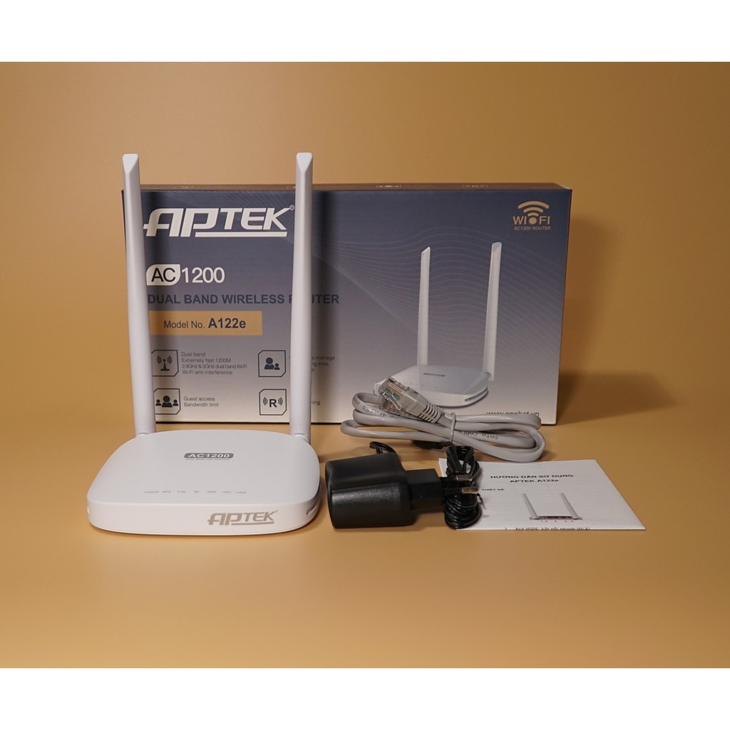 Bộ phát sóng WIFI Aptek A122E 2 băng tầng