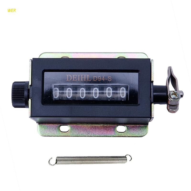Máy Đếm Bước Cơ Học Wer 0-999999 6 Số D94-S