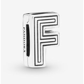 Silver Letter Clip Charm
