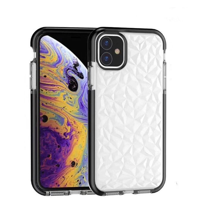 Ốp Điện Thoại Họa Tiết Vân Kim Cương Pha Lê Sang Trọng Cho Iphone 11 Case Se Ix Xr Xsmax 11pro I6 I7 8plus