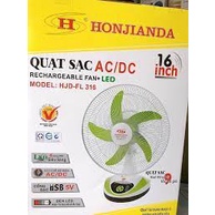 Quạt sạc 2 bình Honjianda HJD-FL 316 LED