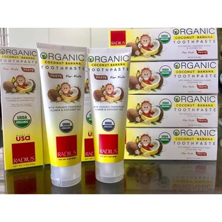 Kem đánh răng hữu cơ Radius 85g