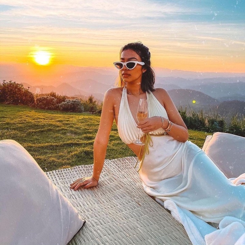 /order taobao/ Đầm Maxi Ngực Sò Lụa Sệt Si