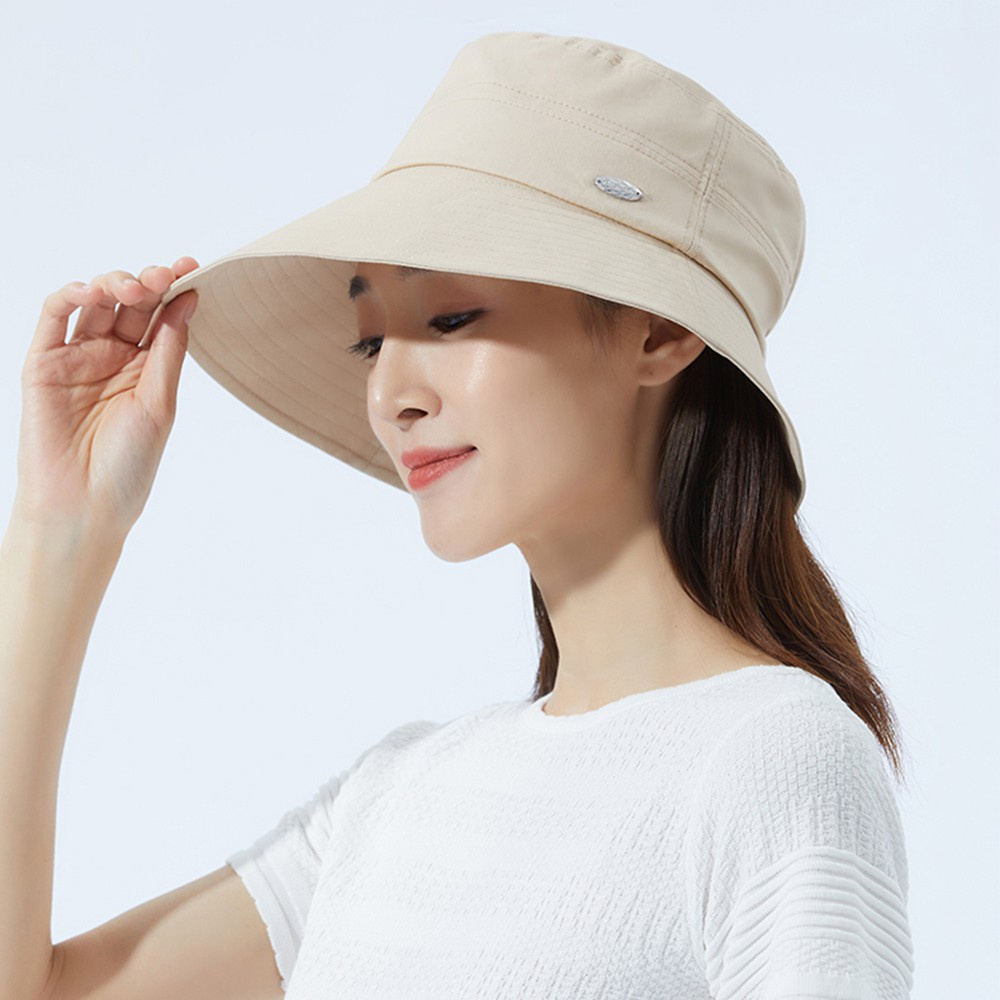 OhSunny Nón rộng vành chống nắng mùa hè kiểu dáng thời trang cho nữ