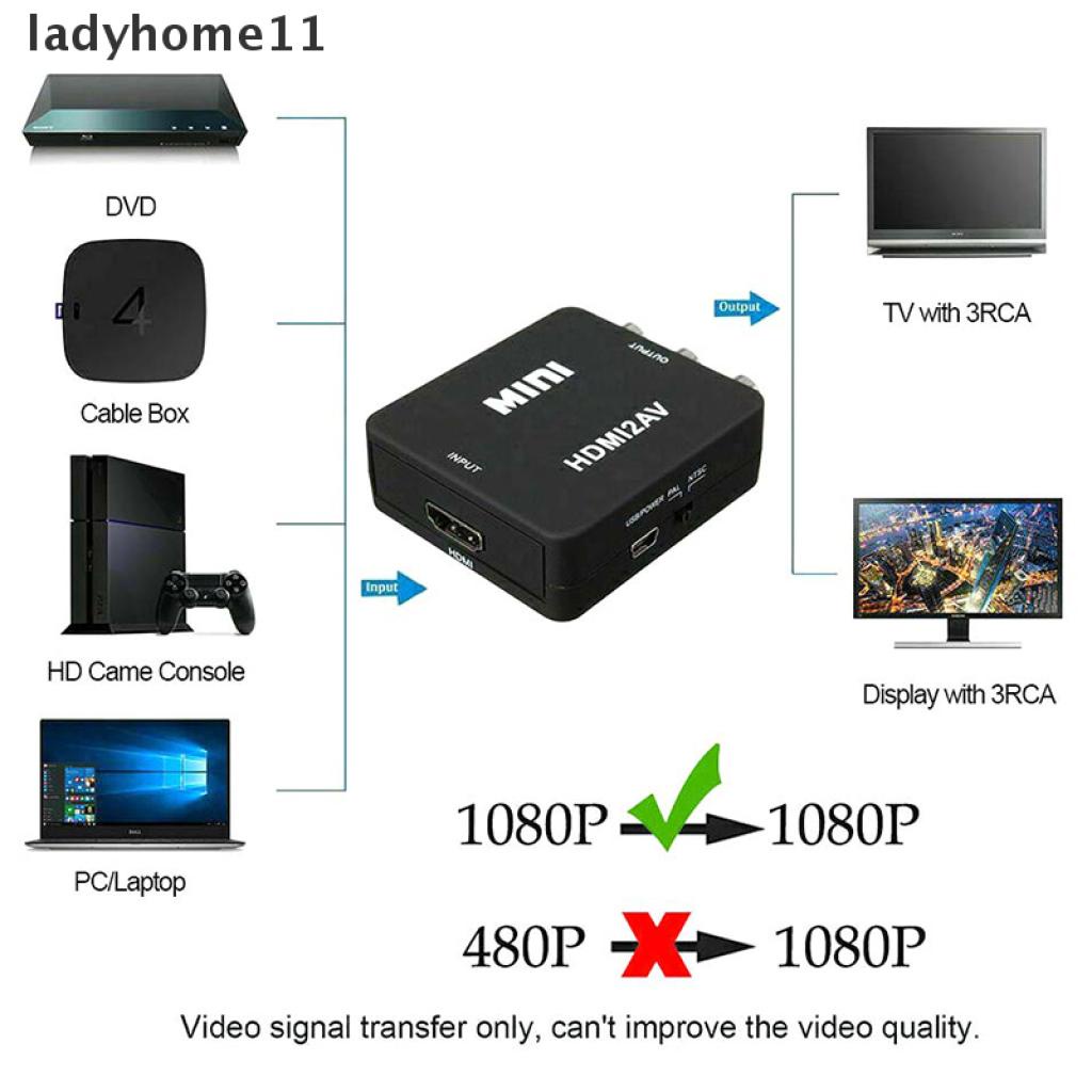 Cáp chuyển đổi Hdmi sang Rca Av cvbs 3rca 1080p