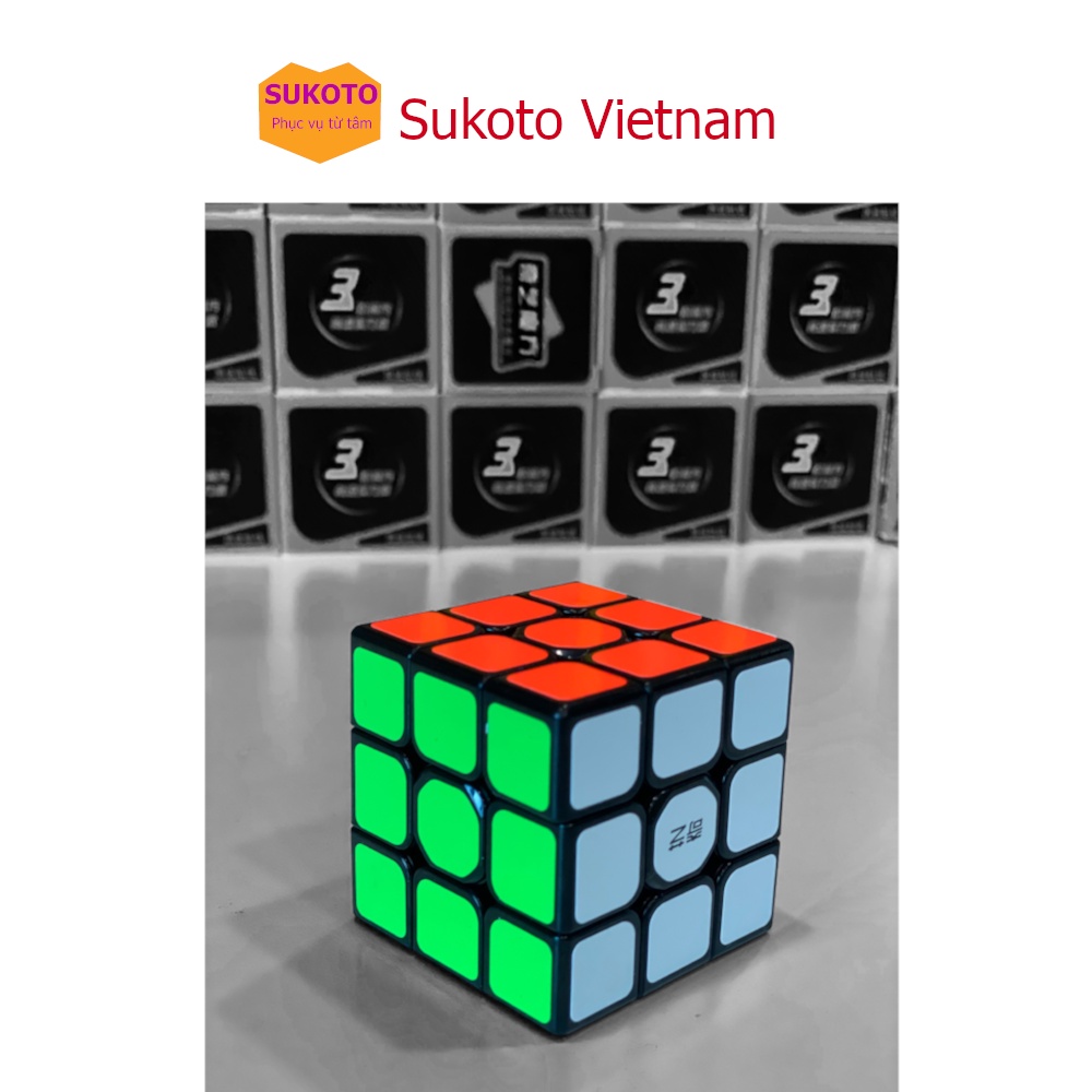 Rubik 3x3 Tốc Độ Cao Sukoto, Tặng Kèm Giấy Hướng Dẫn Xoay