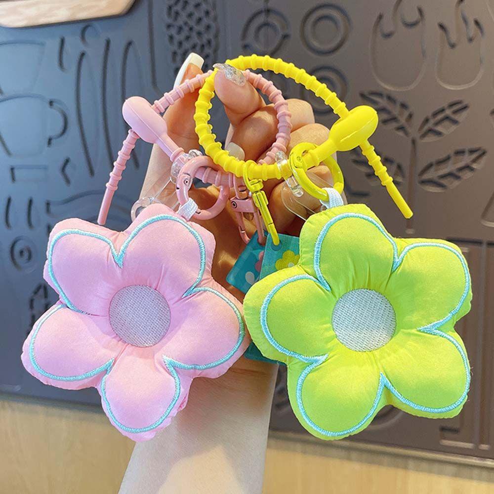 LANFY Móc Khóa Hình Búp Bê Nhồi Bông Mềm Handmade Dễ Thương
