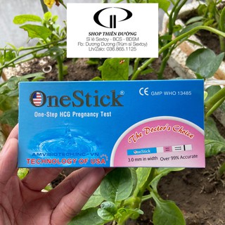 Que Thử Thai One Stick Xanh - Test Thai Chính Xác Hiệu Quả
