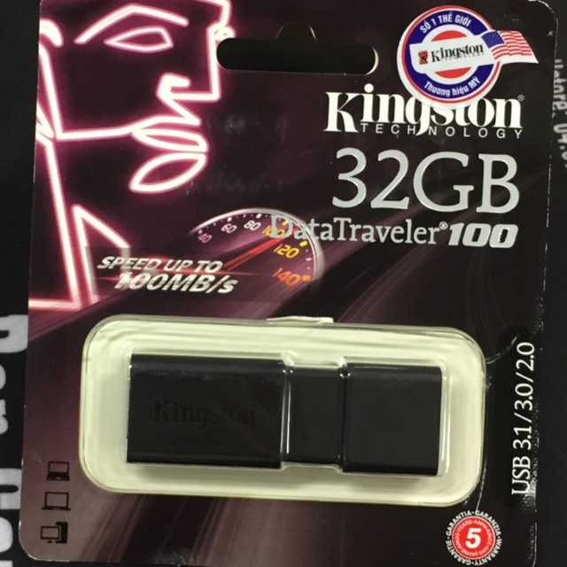 USB 32 Gb 3.1/3.0 Kingston Chính Hãng phân phối bởi FPT