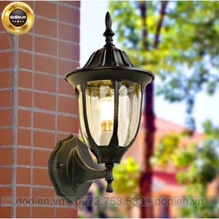 Đèn tường ngoại thất sơn tĩnh điện ngoài trời sân vườn