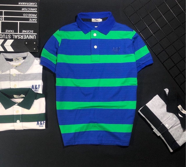 Áo thun nam cổ bẻ A&F
