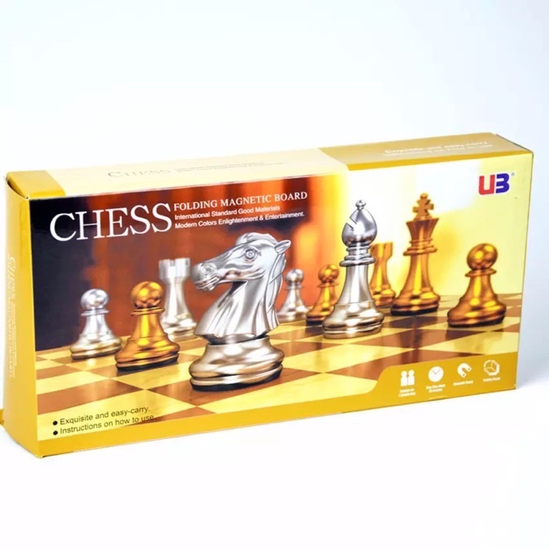 bộ cờ vua nam châm cao cấp - hàng mẫu mới cam kết chất lượng - mã mb3810a ( kích thước 25,5.13.4,5cm )