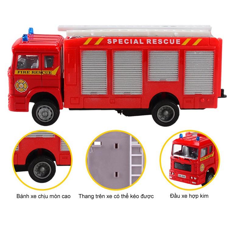 [HÀNG ĐẸP] Đồ chơi xe cứu hỏa
