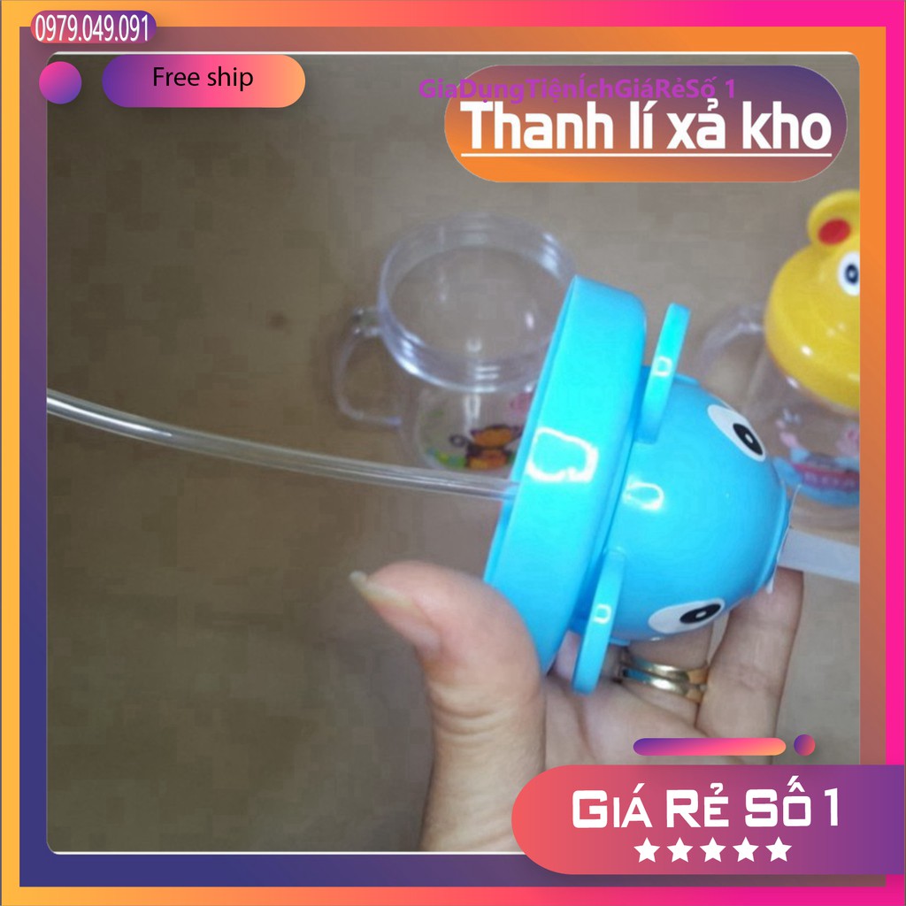 Combo sỉ 10 bình tập uống nước nhựa Việt Nhật 250ml - Bình hút nước