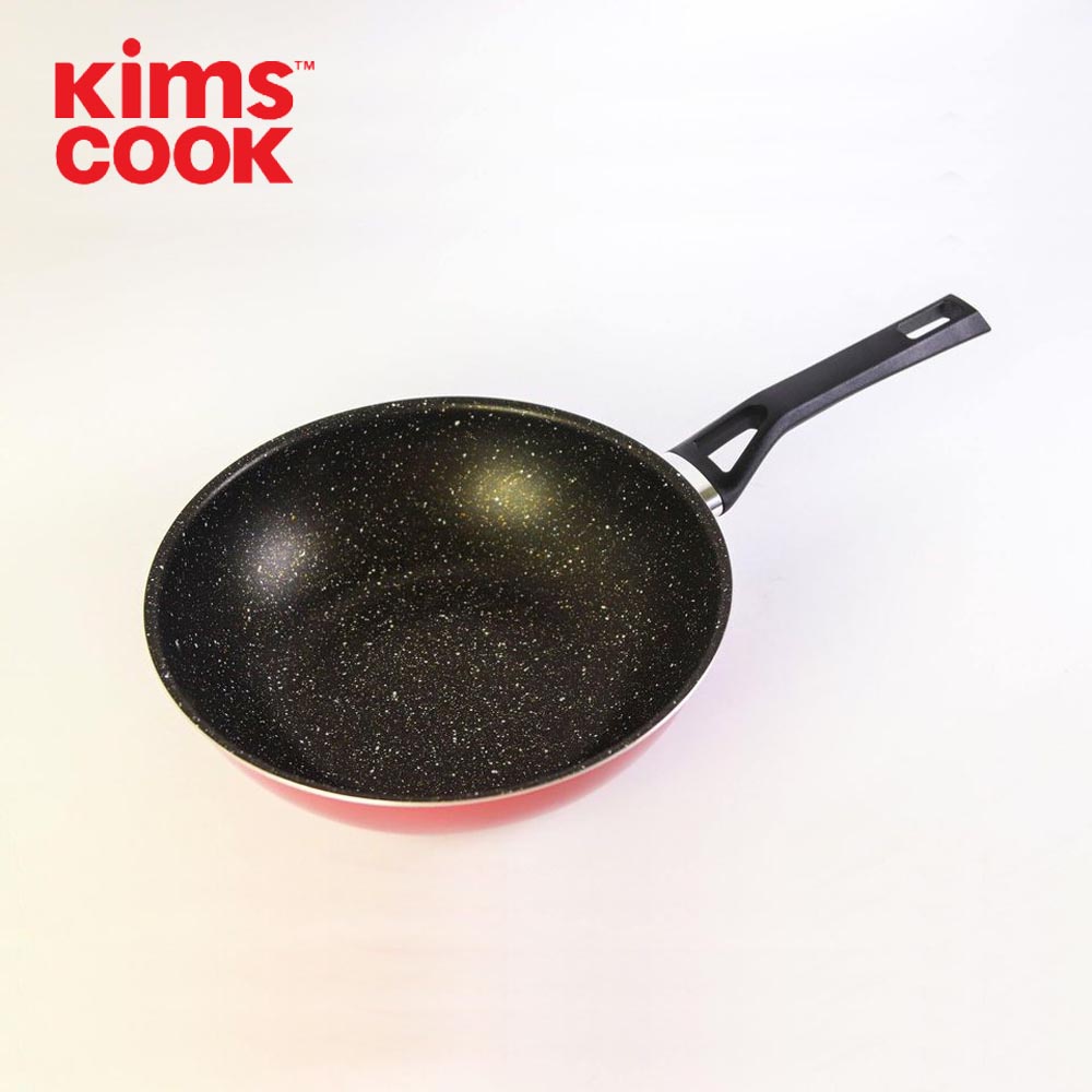 Chảo Easy Cook hợp kim nhôm chống dính vân đá đáy từ KIMS COOK