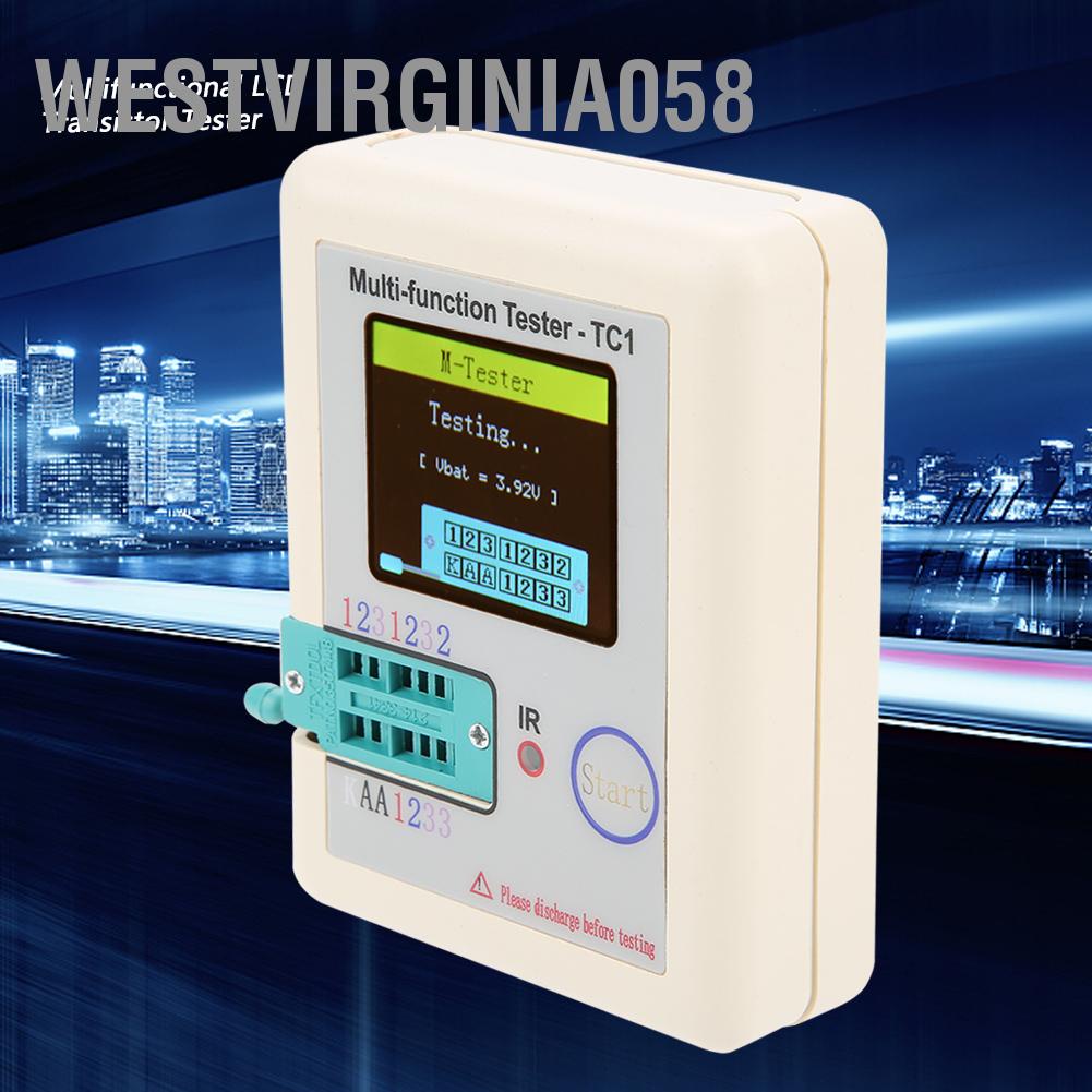 Có thể bán buôn LCD Transistor Tester Diode Triode Capacitance Meter LCR-T6 ESR NPN PNP MOSFET Westvirginia058 Hàng giao ngay