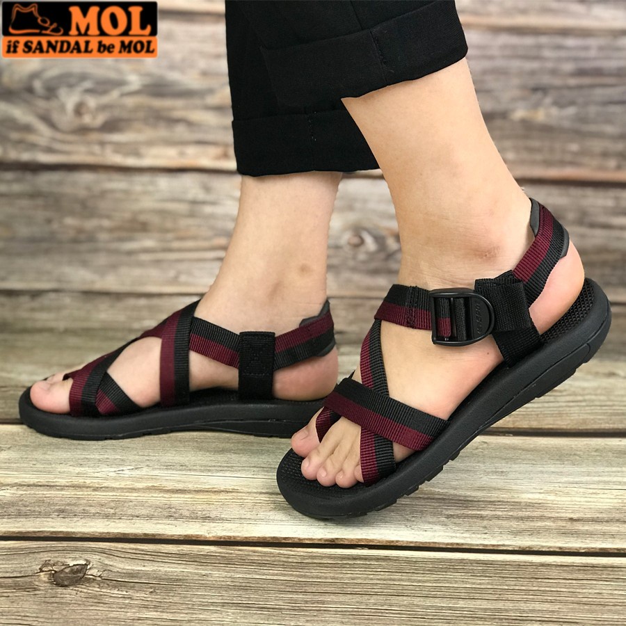 Giày sandal unisex nam nữ hiệu MOL ZR117RB