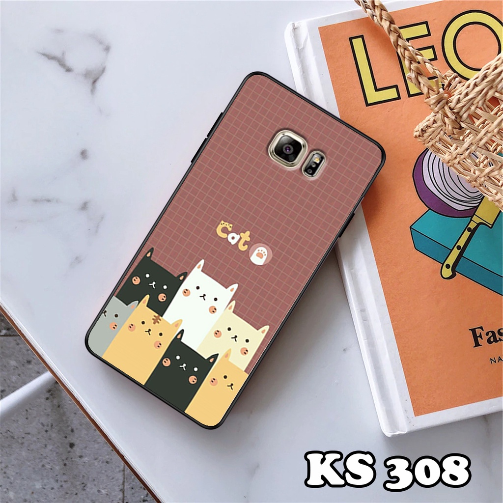 Ốp lưng Samsung S7 - Samsung S7 Edge - Ốp in hình LoveCat - Chất liệu TPU siêu bền