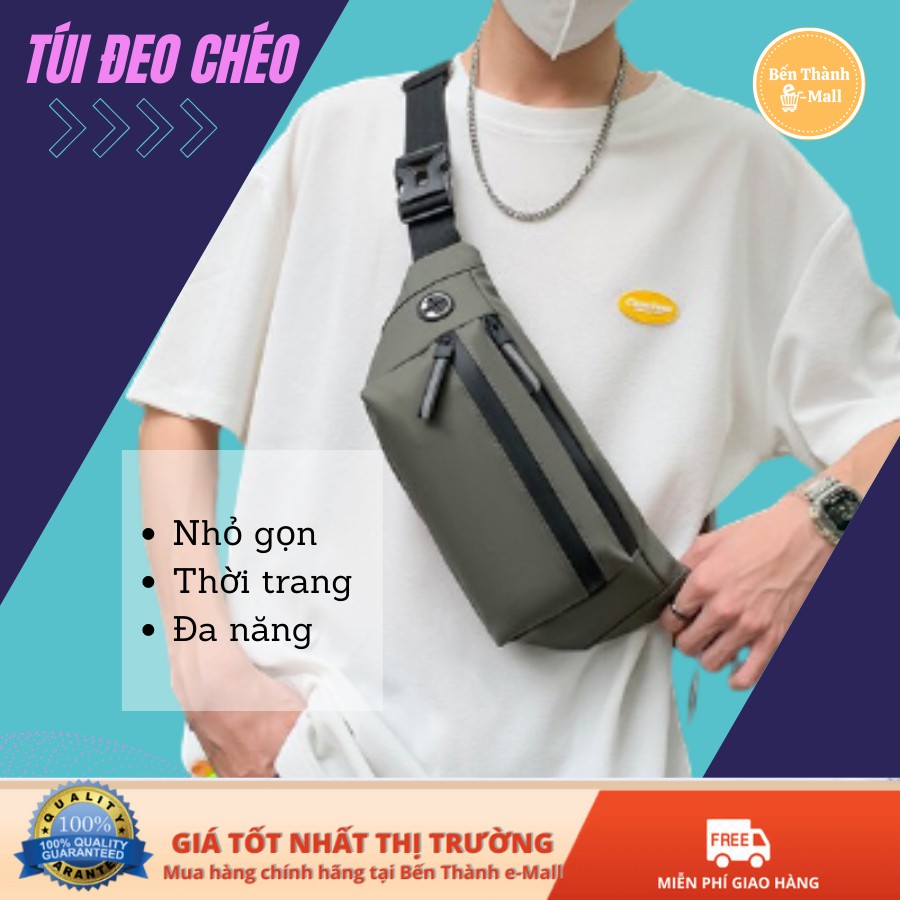 Túi đeo chéo nam nữ Unisex thời trang siêu nhẹ chống nước đeo được 3 kiểu