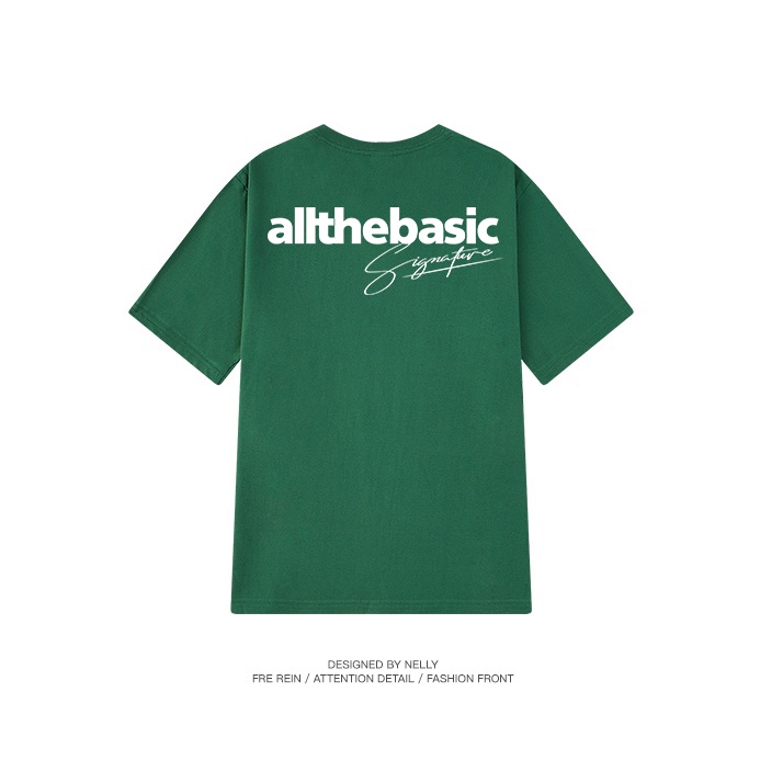 Áo thun Xanh lá All the basic - Vải cotton cao cấp nam nữ unisex