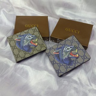 Ví Gucci hình sói gấp gọn chất lượng cao