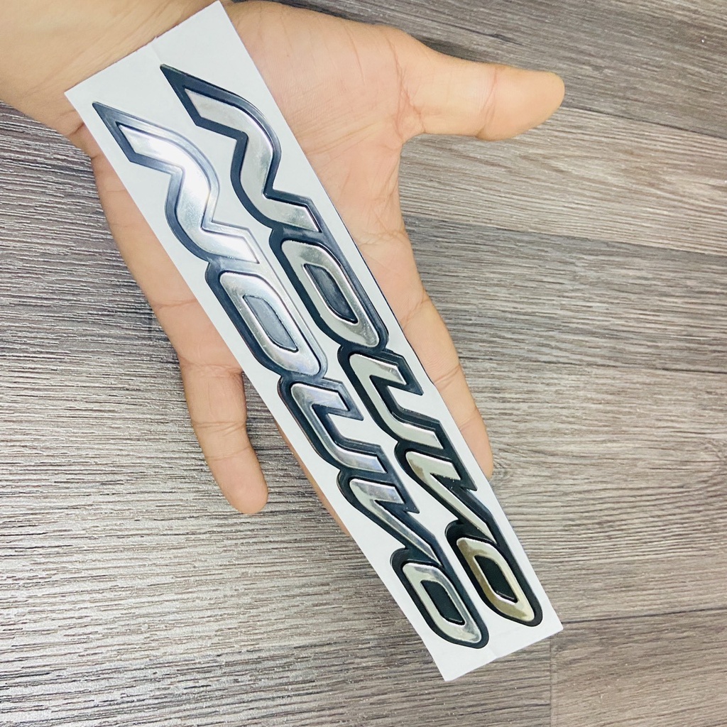 CHỮ NỔI NOUVO 3 XI CỨNG NHƯ ZIN BAO DÍNH