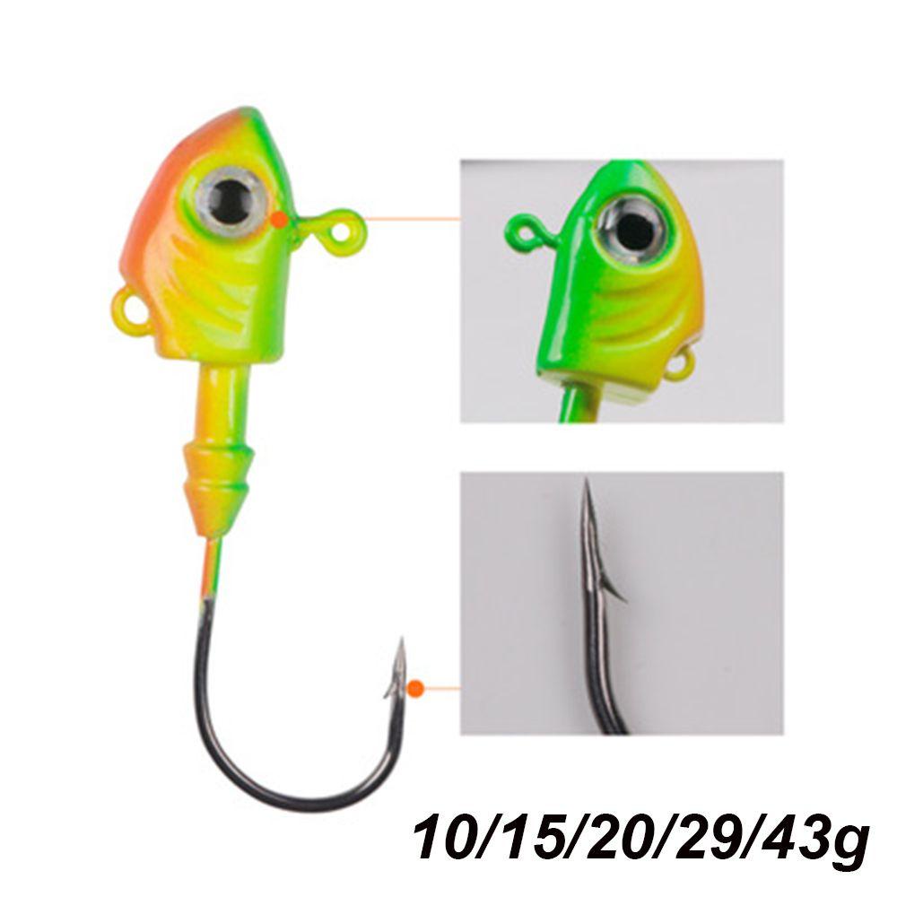 1 Chiếc Móc Đầu Chì Zaijie 24 10g / 15g / 20g / 29g / 43g Bền Bỉ