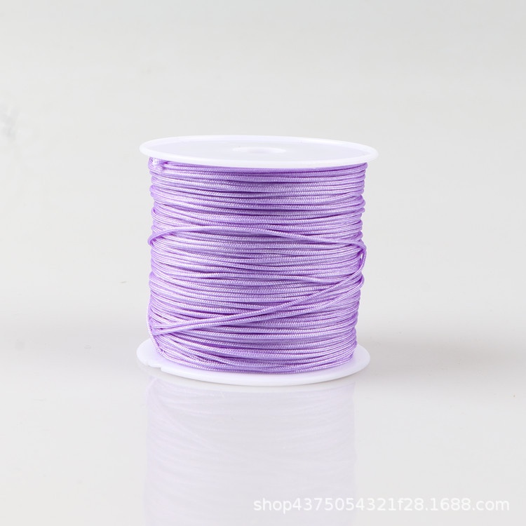 Dây dù đan vòng tay handmade màu macaron đường kính 1mm