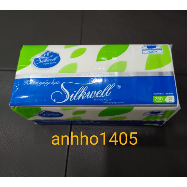 (TPHCM)(sỉ)(sẵn) Khăn giấy lụa Silkwell 250 tờ