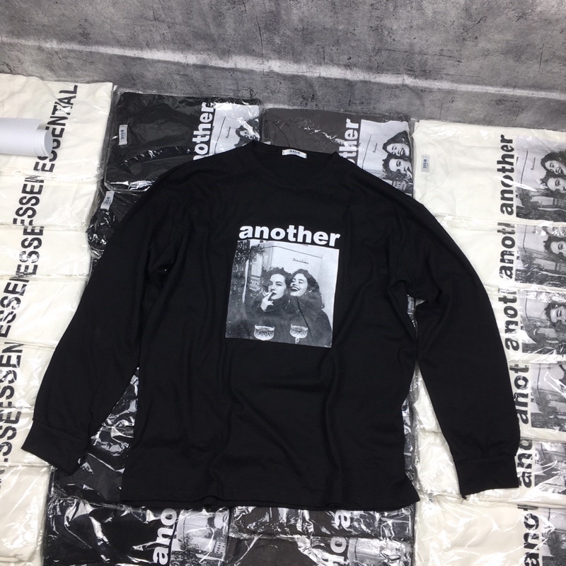 Áo thun dài tay another 3158 mặc nhóm cho nam nữ tay dài từ 40-70kg unisex. | BigBuy360 - bigbuy360.vn