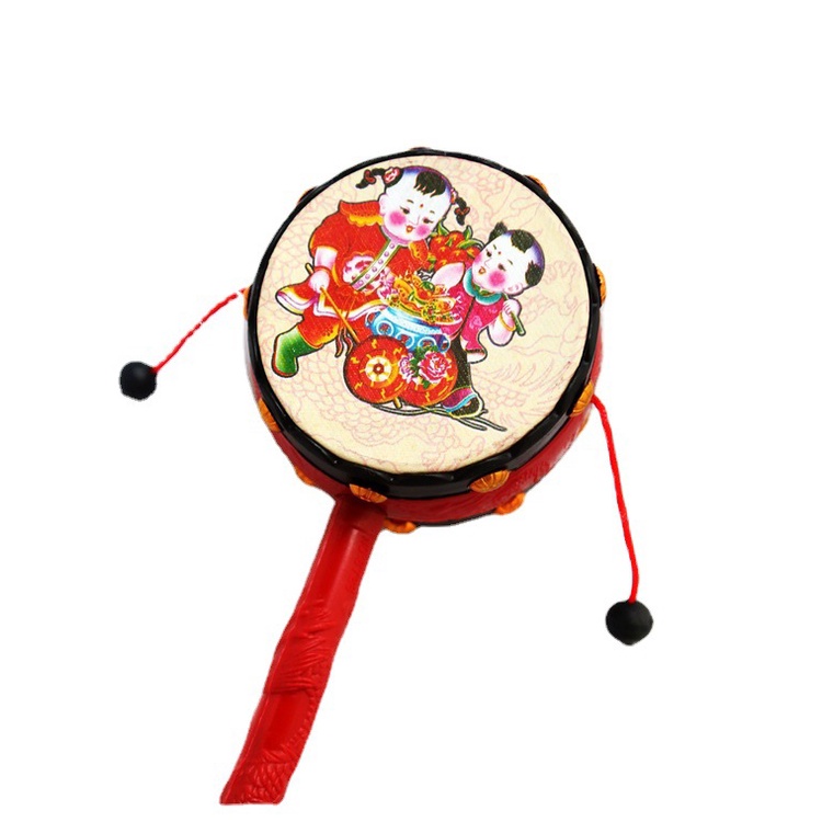 Trống Lắc Tay Truyền Thống Cho Bé