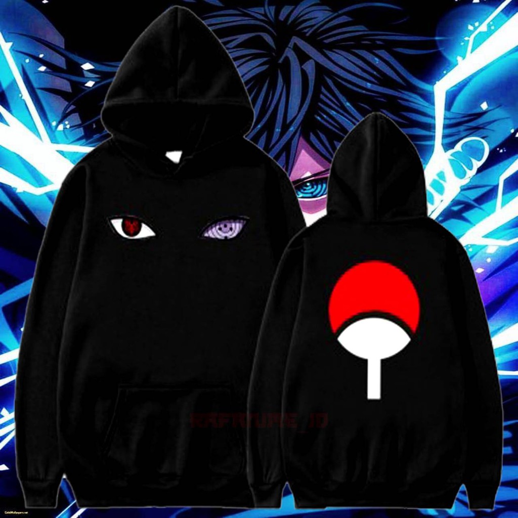 Áo Hoodie In Hình Sasuke Sharingan Rinnegan