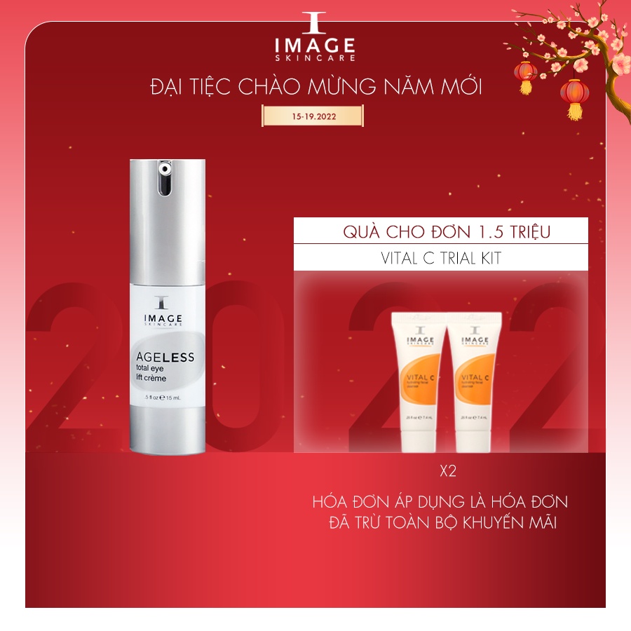 Kem chống nhăn vùng mắt Image Skincare Ageless Total Eye Lift Creme 15 ml