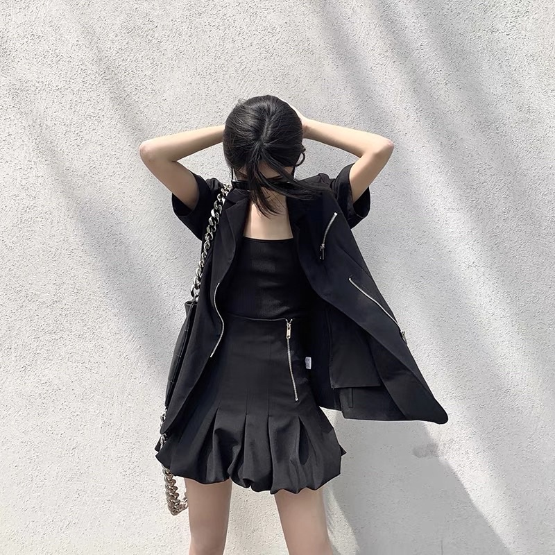 SET Áo Blazer Chân Váy Thời Trang Công Sở Cá Tính Nart Closet 2022