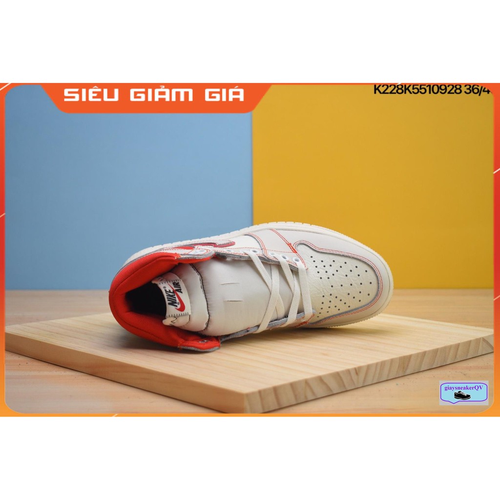 Giày thể thao sneaker Air Jordan 1 Retro High Phantom Gym Red  siêu đẹp dành cho nam và nữ