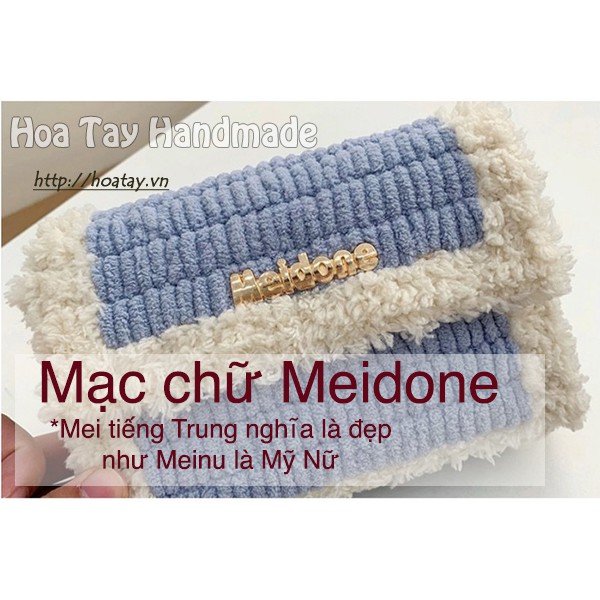 Combo 74 - Tự làm túi đan len handmade, bộ nguyên liệu đầy đủ.