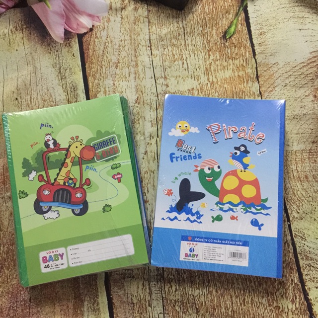 Vở ô ly baby 20 quyển 48 trang