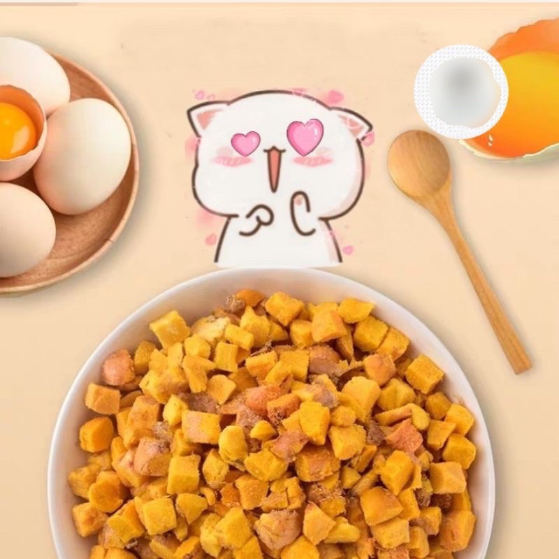[Ngon Bổ Dưỡng] Trứng Gà Sấy Khô/ Đông Khô Dinh Dưỡng Cho Chó, Mèo, Hamster - Xiuxiu Giang