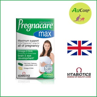 Vitamin tổng hợp cho bà bầu pregnacare max, uk, 84 viên, bổ sung vitamin c, d3, dha, axit folic cho bà bầu, mẹ sau sinh