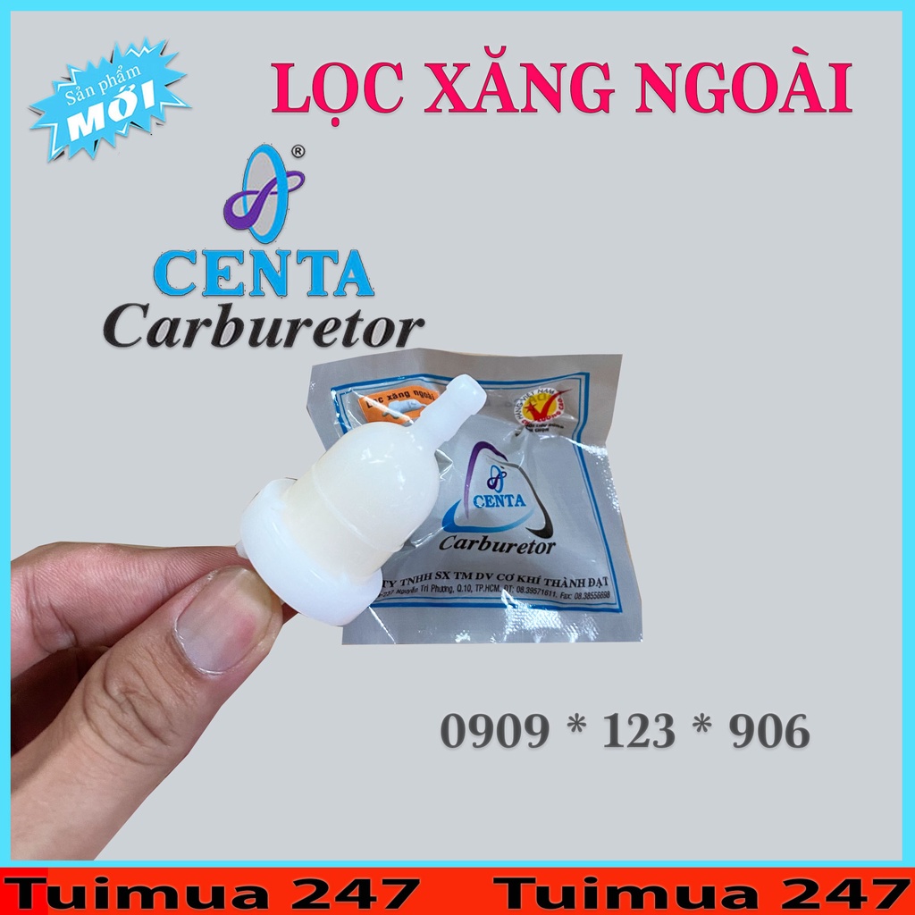 LỌC XĂNG NGOÀI CENTA DÙNG CHO XE MÁY CENTA