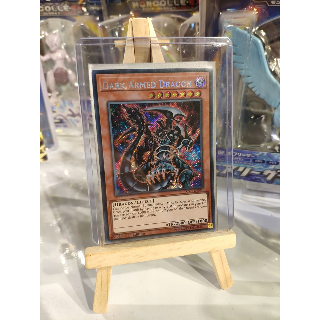 [ Dưa Hấu Yugioh ] Lá bài thẻ bài Dark Armed Dragon – Secret Rare - Tặng bọc bài nhựa bảo quản