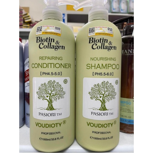 Dầu Gội Xả Cho Tóc Dầu Biotin Xanh Lá giúp kiềm dầu cân bằng PH Duocphamhn92