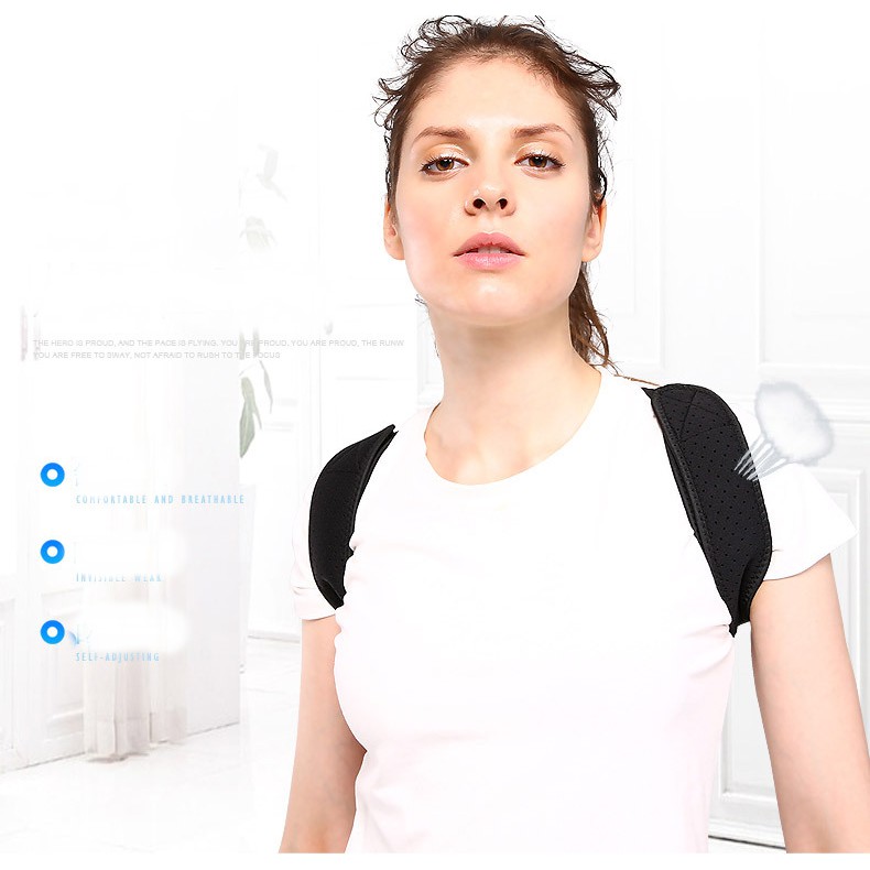 Bán buôn -  Aolikes AL 3103  Đai cố định xương đòn, chỉnh gù lưng, vẹo cột sống chống trượt
