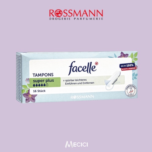 Tampon băng vệ sinh Facelle đủ size, hàng Đức chính hãng - Shop Mecici