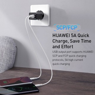 Củ Sạc Baseus GaN Mini Fast Charging Charger C+C+A 65W Charging Set (Kèm cáp sạc C to C 100W)