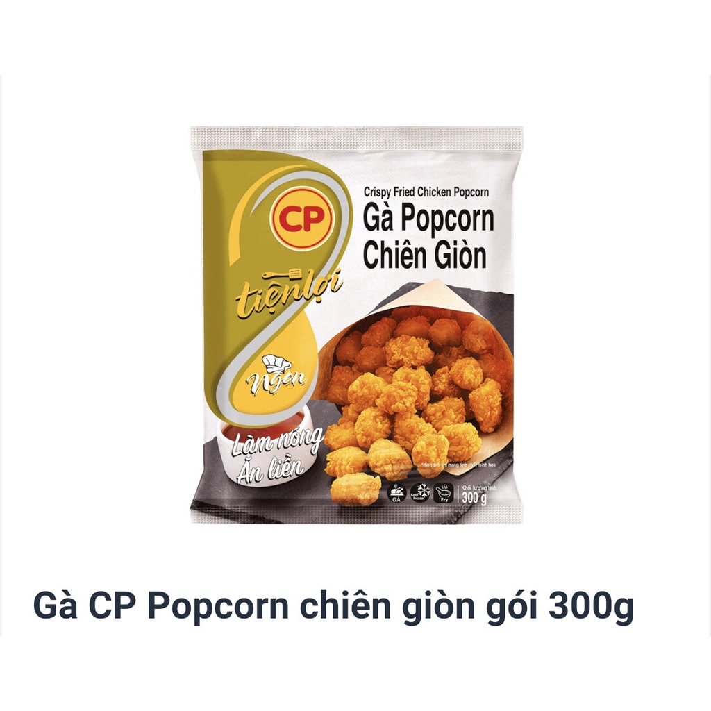 Gà CP Popcorn Chiên Giòn Gói 300g