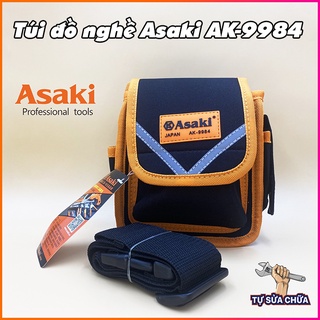 Túi đựng dụng cụ đồ nghề đeo hông Asaki AK-9984 làm từ chất liệu vải cao cấp chắc chắn, đựng nhiều loại dụng cụ